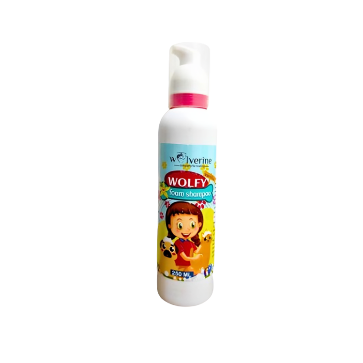 Wolfy Foam Shampoo for Pets – 250ml | Pet City Shop