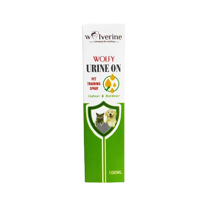 Wolfy Urine On Pet Training Spray 100ml – Dog and Cat Housebreaking Aid