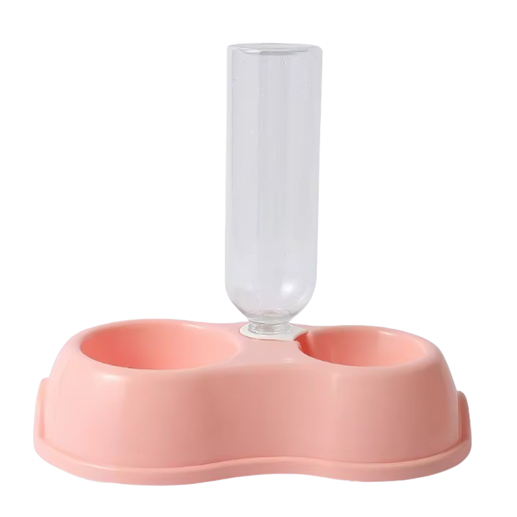 Thickened Bowl with Drinking Bottle for Cats and Dogs