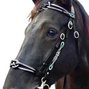 PU Leather Horse Bridle Halter – Adjustable Rein Harness & Head Collar | Skin-Friendly, Durable Equestrian Gear