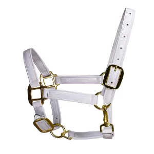 New Adjustable Horse Halter – Microfiber Leather Bridle Head Collar | Equestrian Equipment for Stable & Training Use