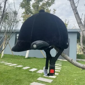 Adjustable Free‑Size Equestrian Horse Riding Helmet – High‑Quality Black Safety Gear